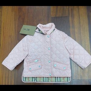 Brand New with tags quilted Burberry jacket